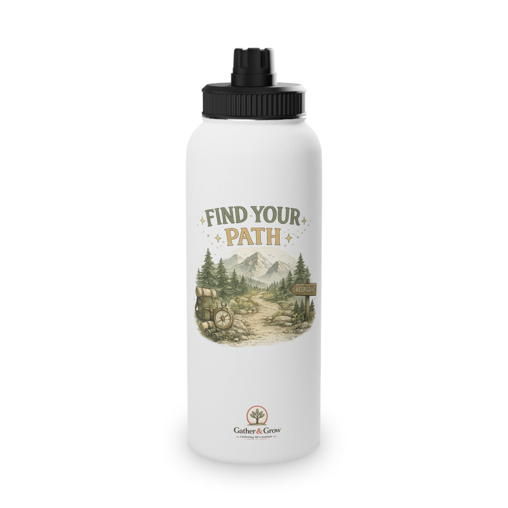 Find Your Path - Kids Stainless Steel Water Bottle