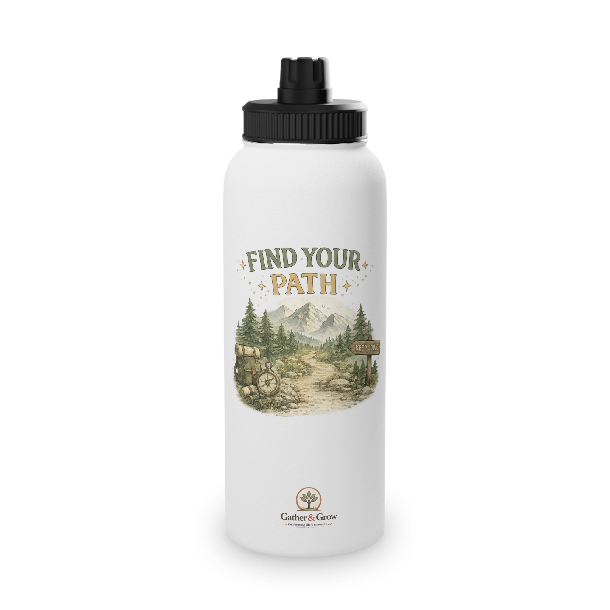 Find Your Path - Kids Stainless Steel Water Bottle