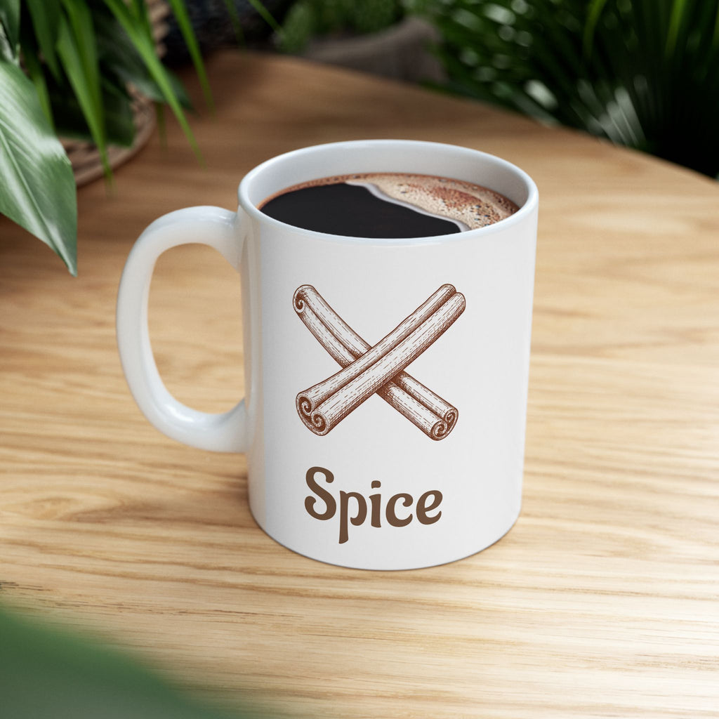 Spice Couples Ceramic Mug — Autumn Pumpkin Coffee Cup (11oz & 15oz)