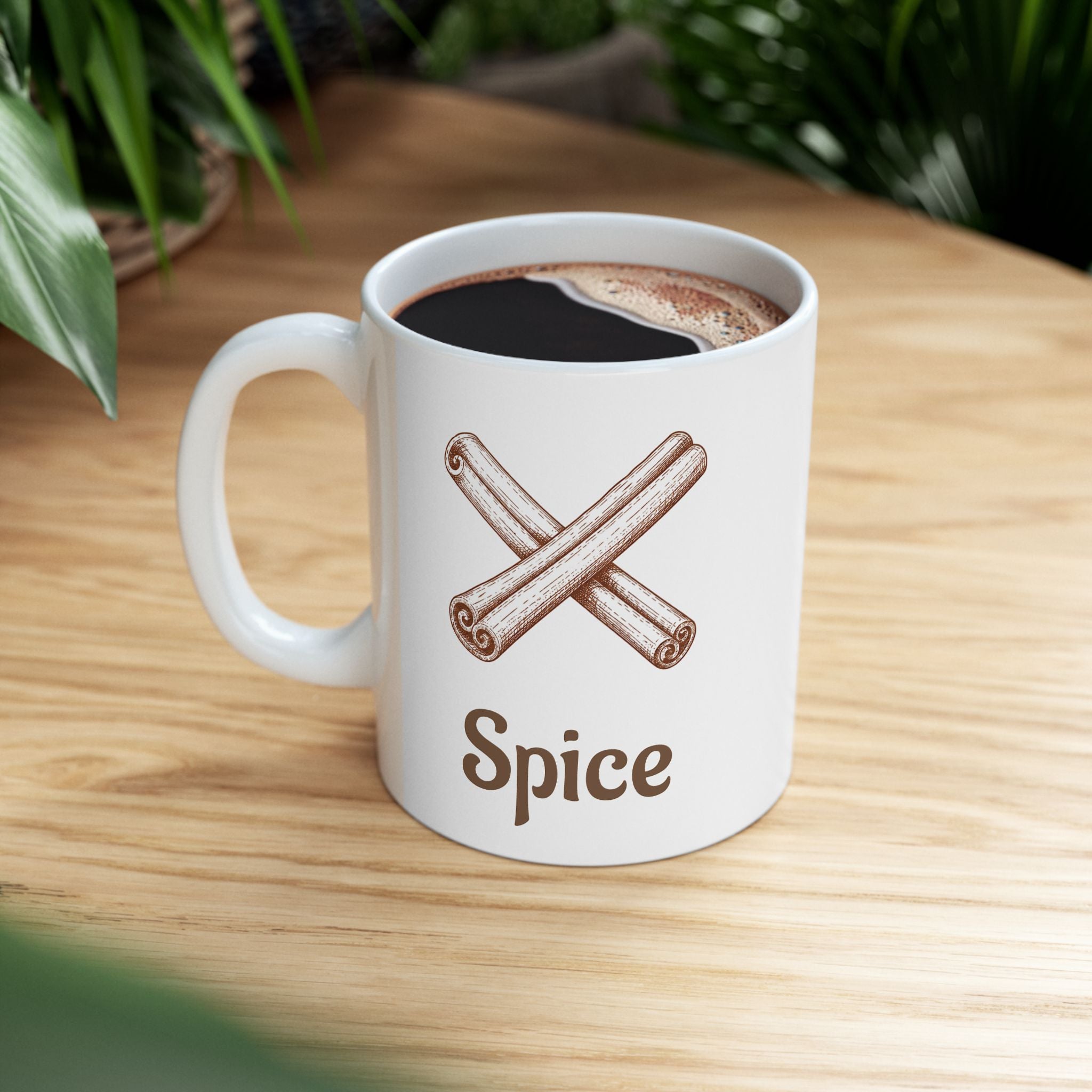 Spice Couples Ceramic Mug — Autumn Pumpkin Coffee Cup (11oz & 15oz)