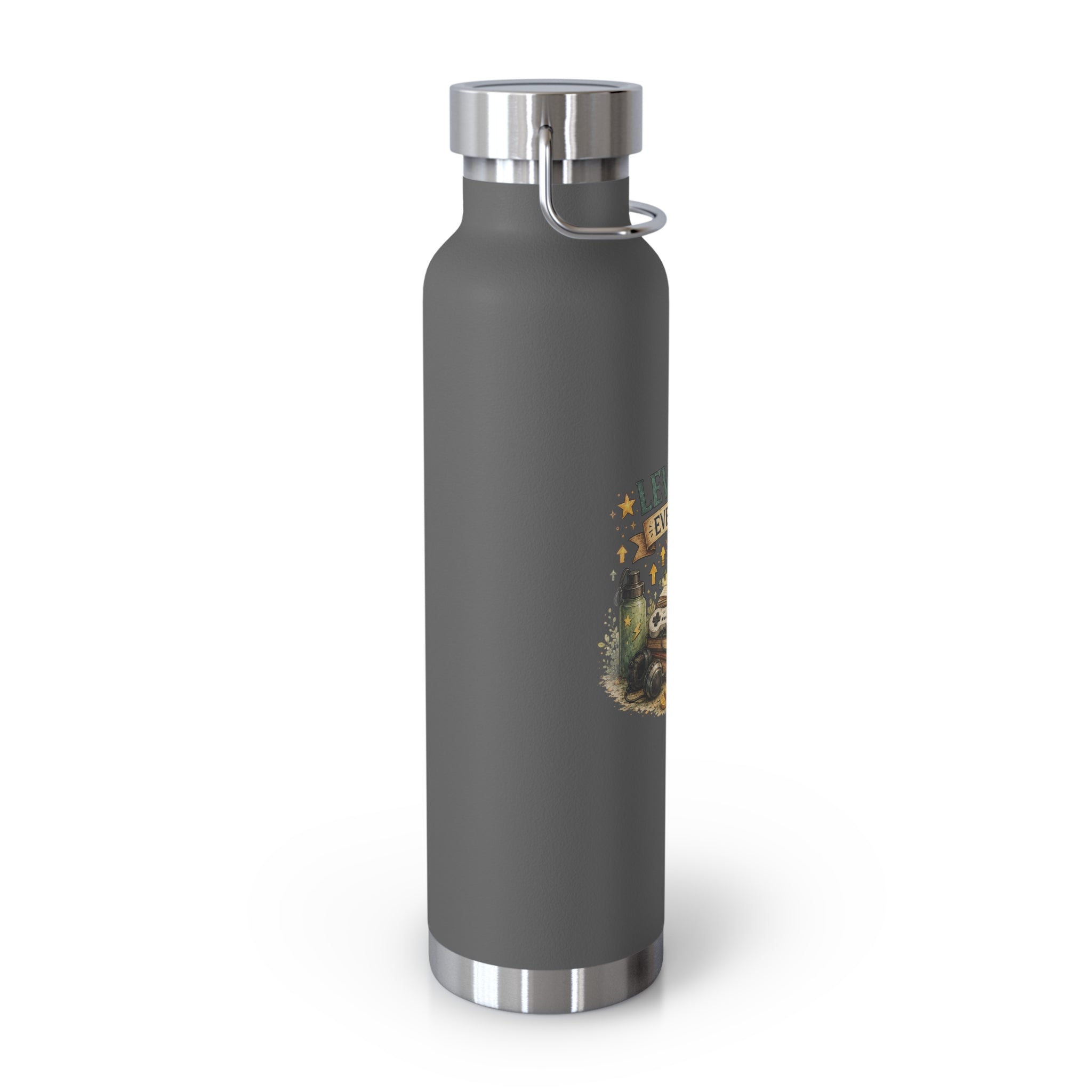 Level Up Every Day - 22oz Vacuum Insulated Water Bottle