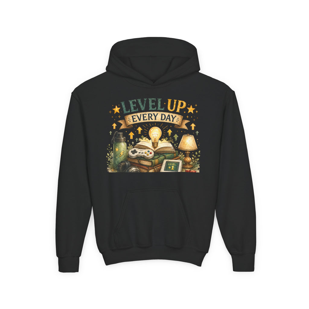 Level Up Every Day - Kids Hoodie