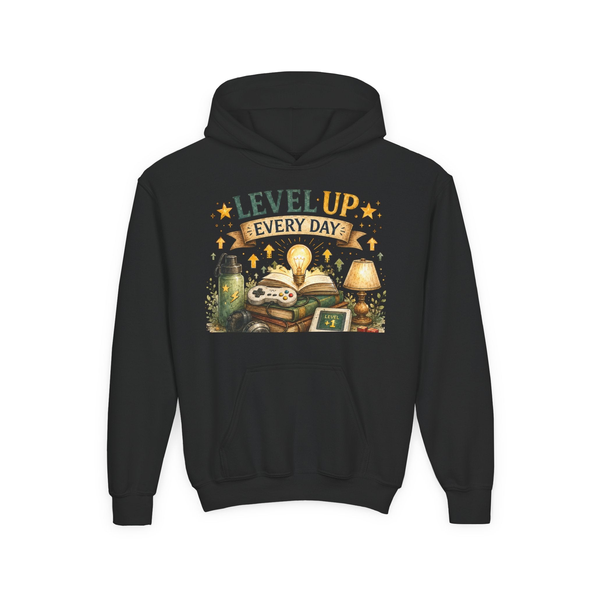 Level Up Every Day - Kids Hoodie