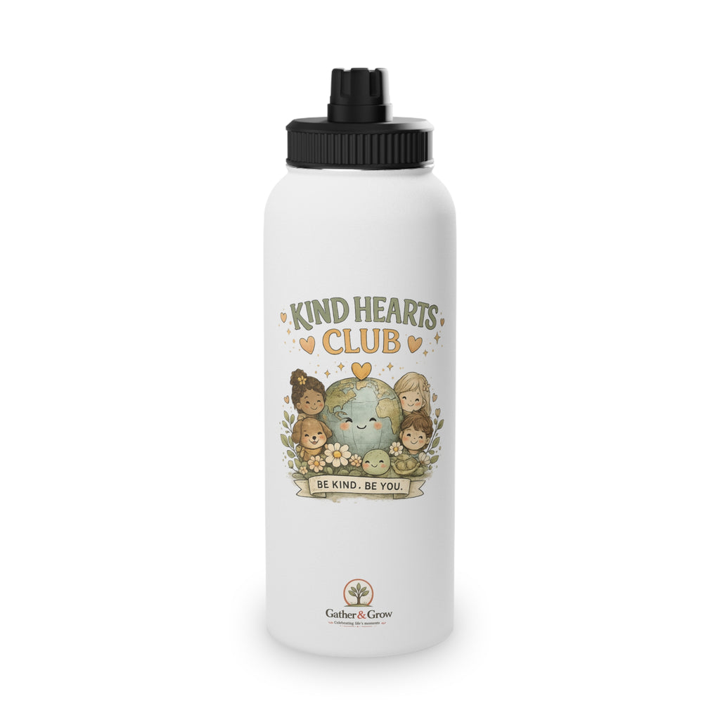 Kind Hearts Club - Kids Stainless Steel Water Bottle