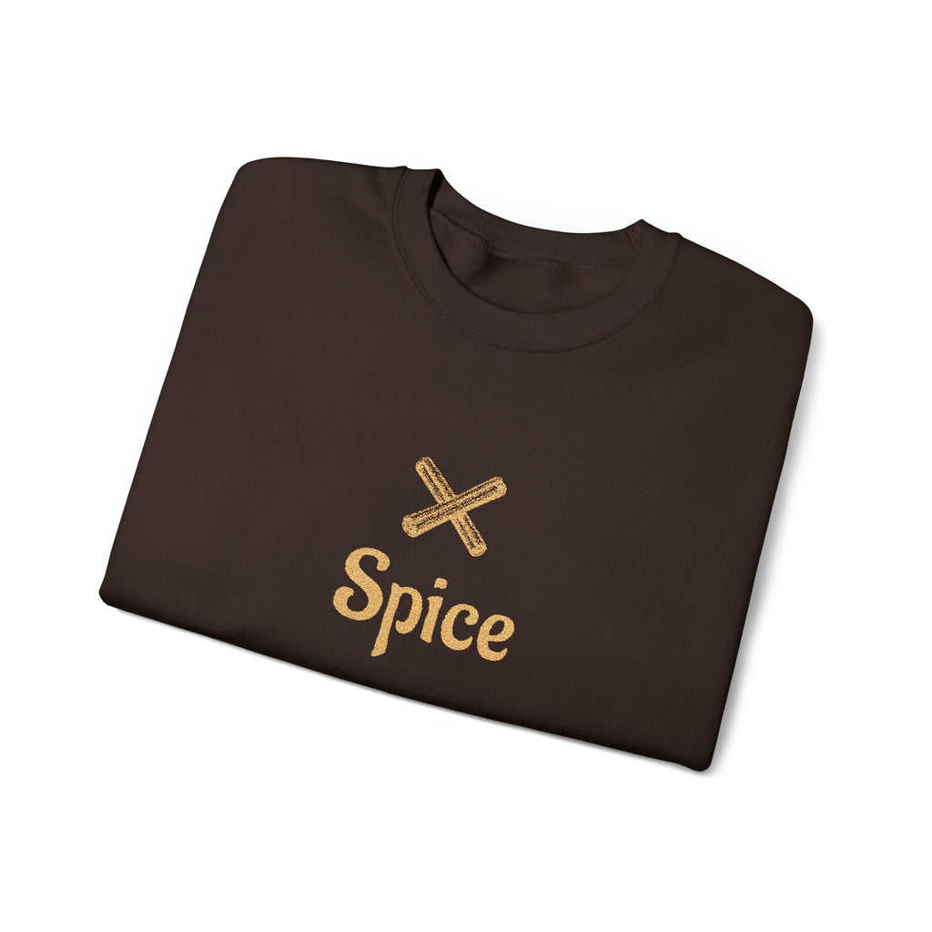 Cinnamon 'Spice' Embroidered Crewneck Sweatshirt — Matching Couples