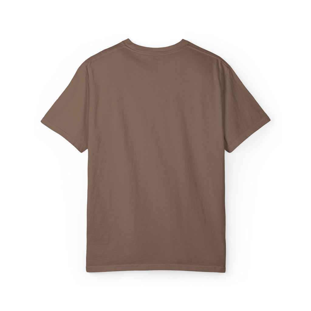 Couples Pumpkin T-Shirt — Minimal Fall Tee with Small Chest Pumpkin