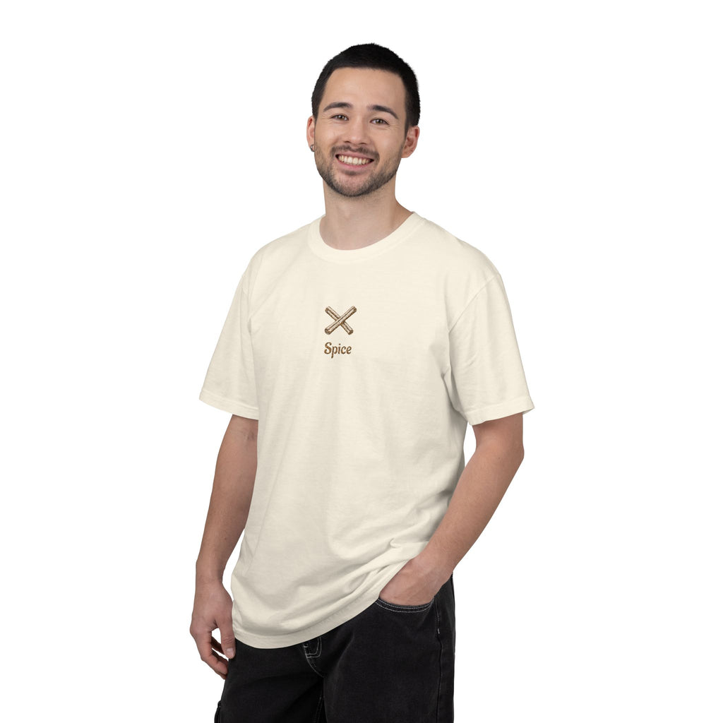 Couples Crossed Cinnamon Sticks T-Shirt — Minimal Fall Tee