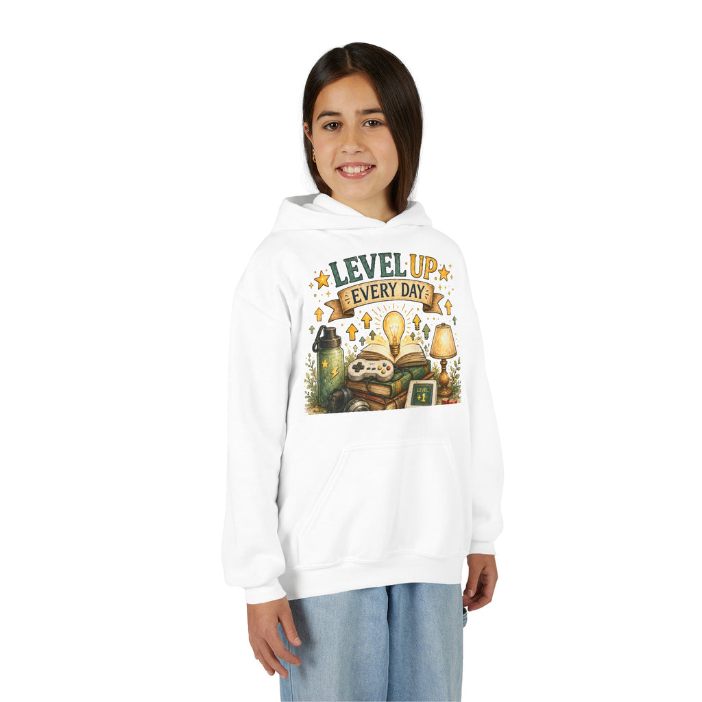 Level Up Every Day - Kids Hoodie