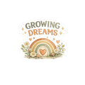 Growing Dreams Rainbow Sticker - Laptop/Water Bottle Decal