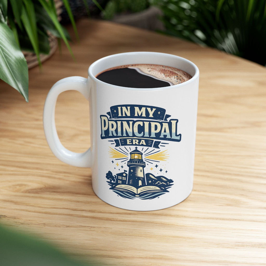 "In My Principal Era" Ceramic Coffee Mug - Custom School Staff Gift (11oz, 15oz)