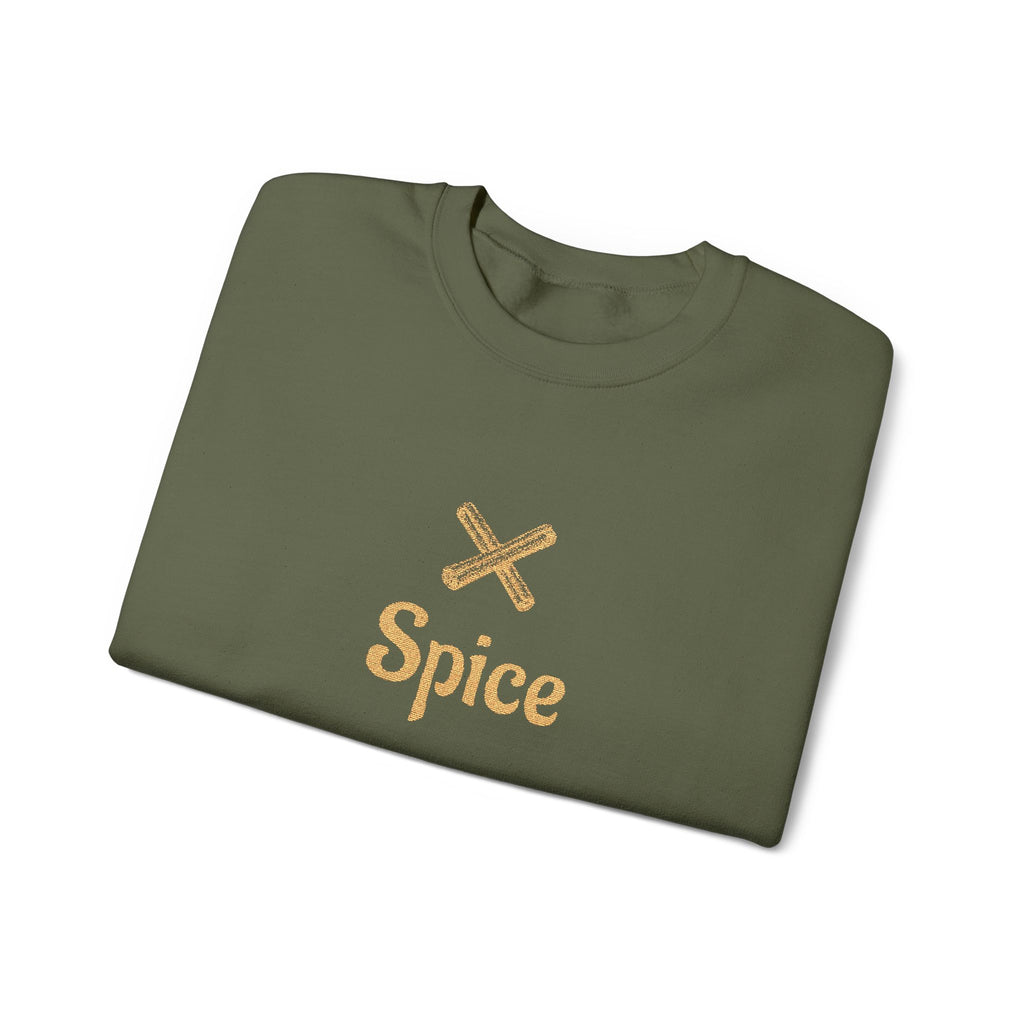 Cinnamon 'Spice' Embroidered Crewneck Sweatshirt — Matching Couples