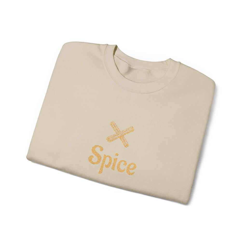 Cinnamon 'Spice' Embroidered Crewneck Sweatshirt — Matching Couples