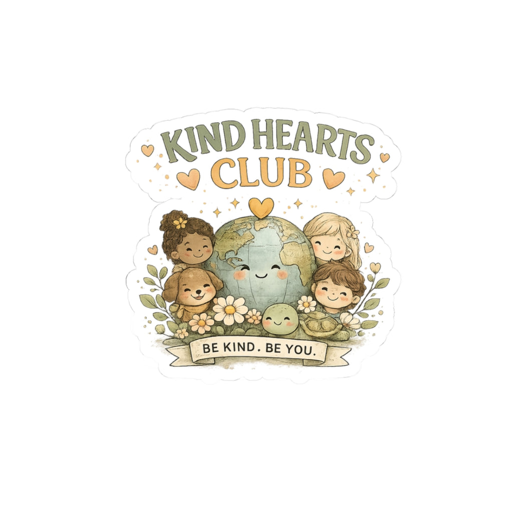 Kind Hearts Club Sticker - Laptop/Water Bottle Decal