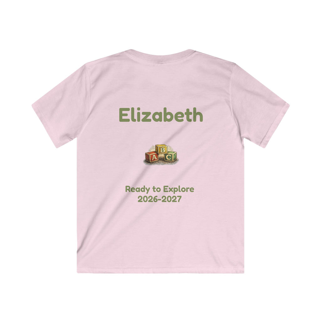 My Kindergarten Era Kids Tee - Personalized Back-to-School Shirt (Ready to Explore  2026-2027)