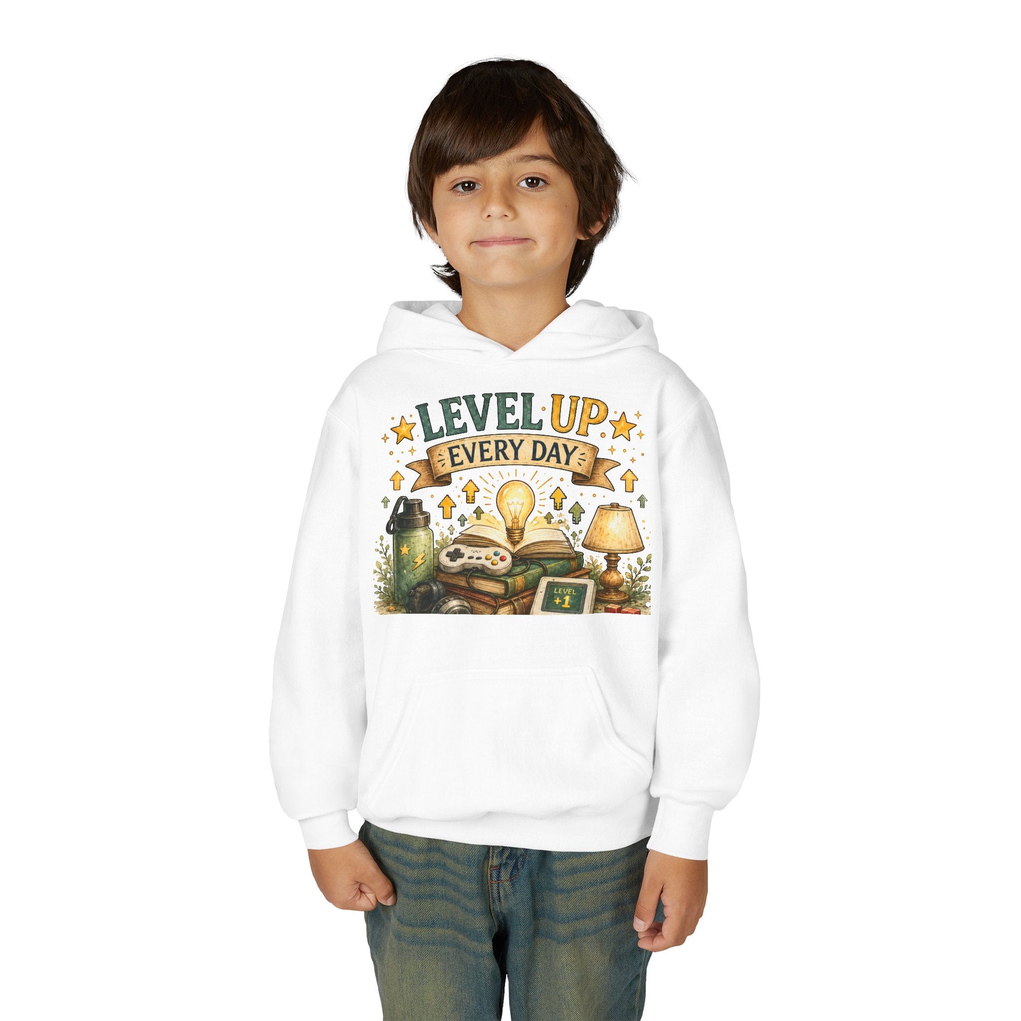 Level Up Every Day - Kids Hoodie