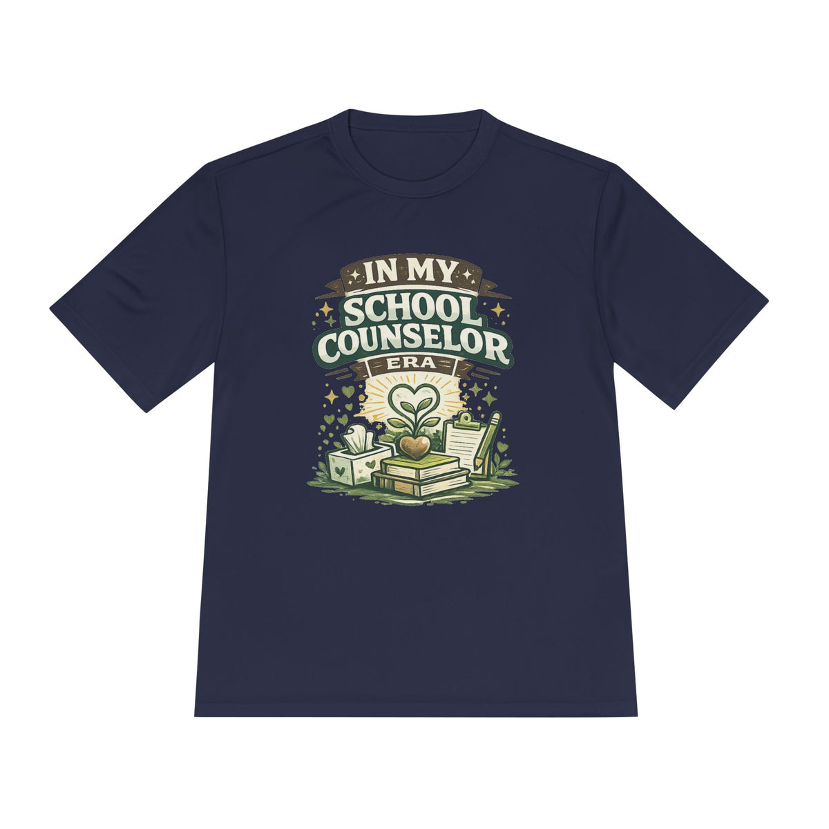 “In My School Counselor Era” School Leader Shirt — Custom Back (Name, School Year)