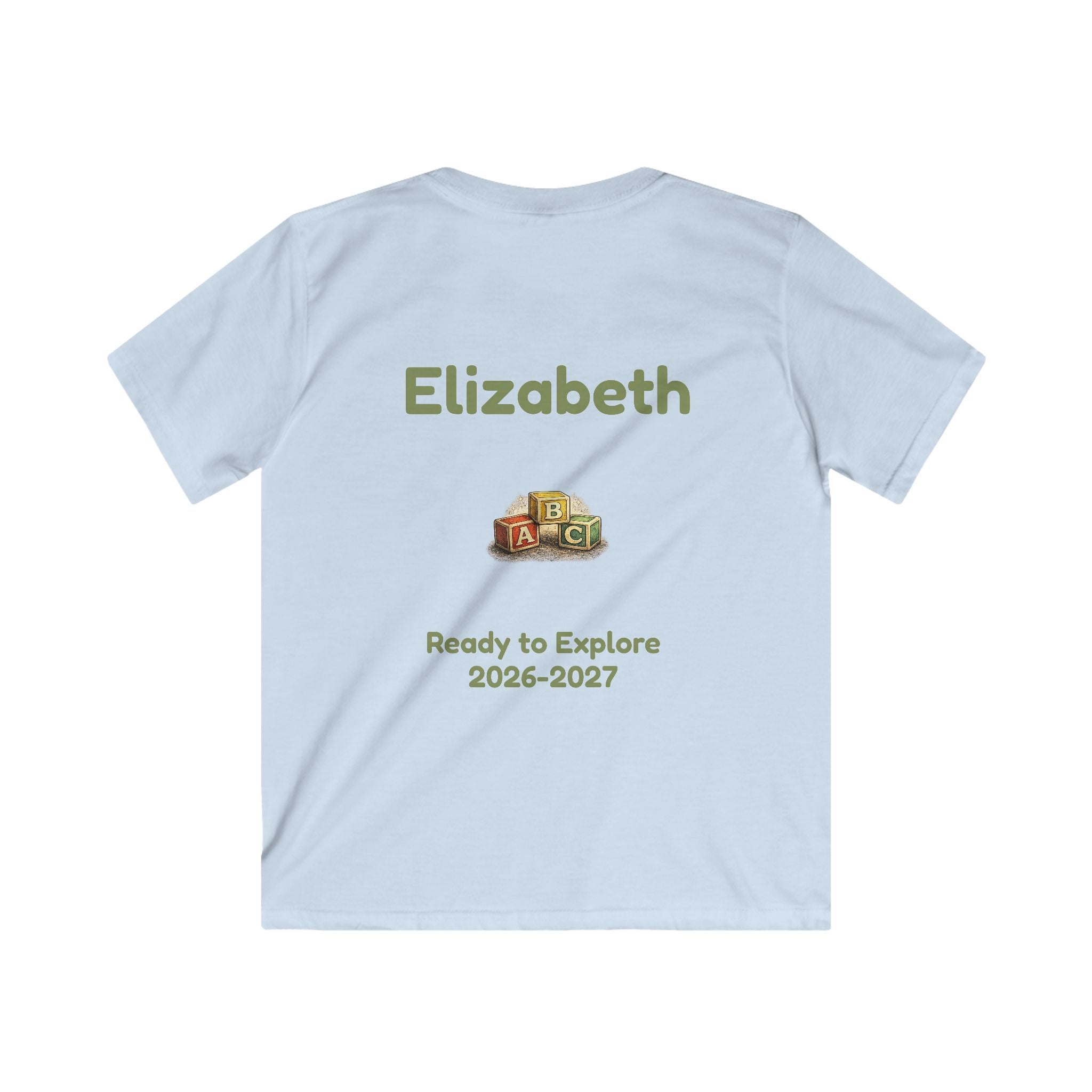 My Kindergarten Era Kids Tee - Personalized Back-to-School Shirt (Ready to Explore  2026-2027)