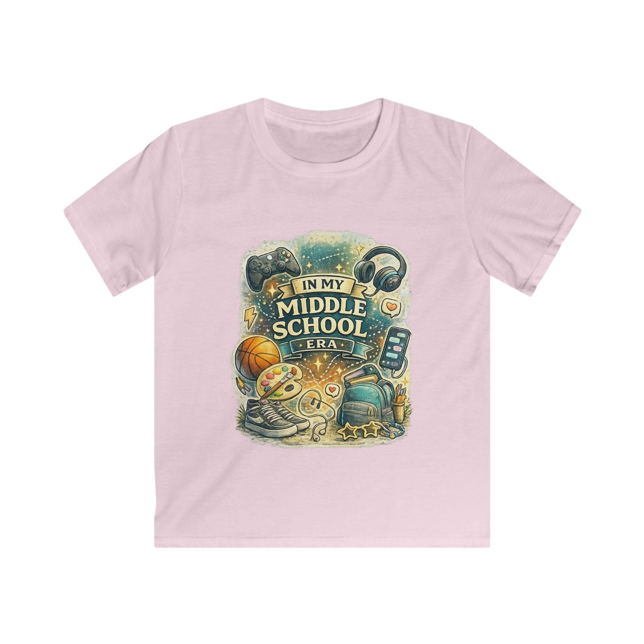 In My Middle School Era Kids Tee - Personalized Shirt (Possibilities 2026-2027)