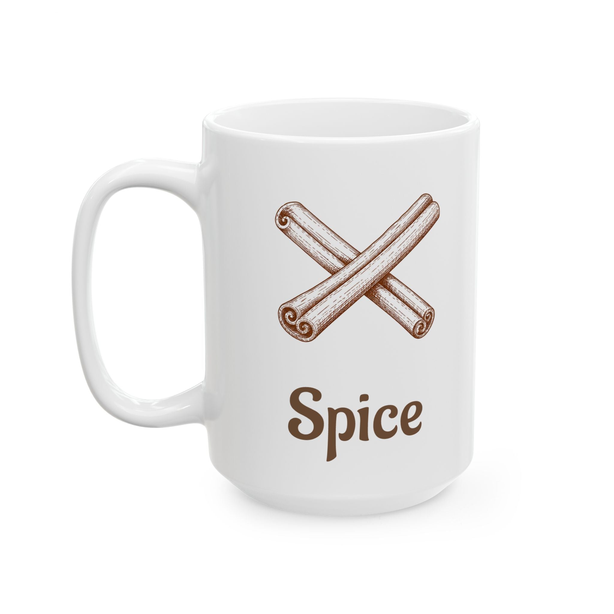 Spice Couples Ceramic Mug — Autumn Pumpkin Coffee Cup (11oz & 15oz)
