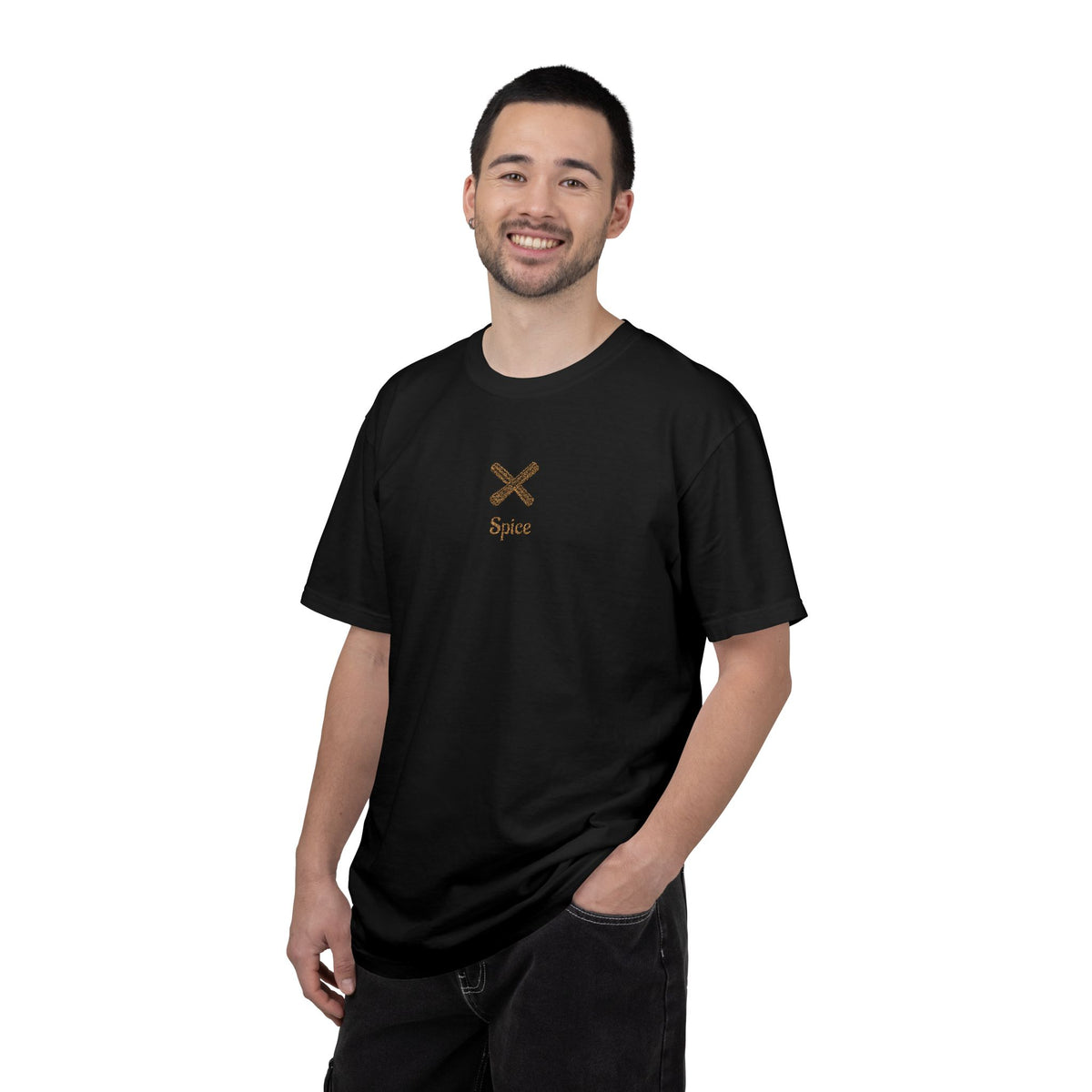 Couples Crossed Cinnamon Sticks T-Shirt — Minimal Fall Tee
