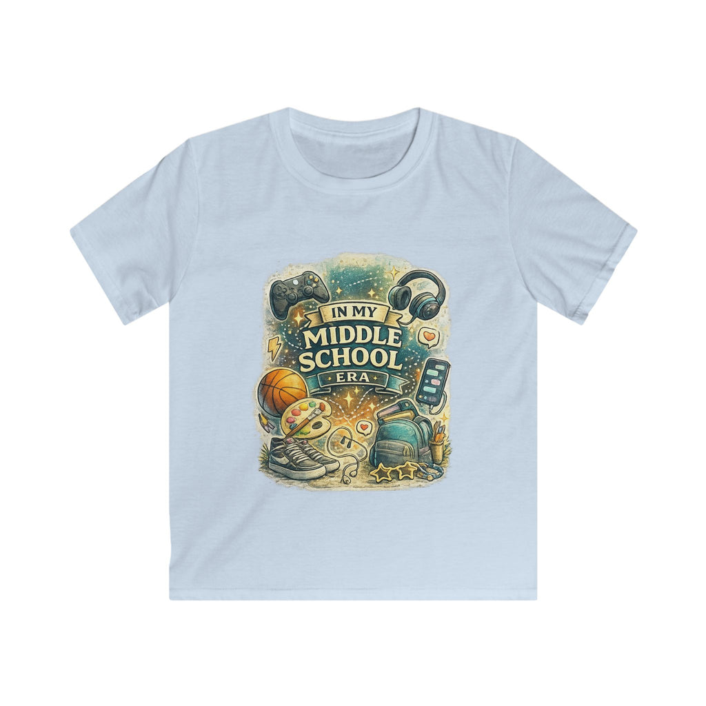 In My Middle School Era Kids Tee - Personalized Shirt (Possibilities 2026-2027)