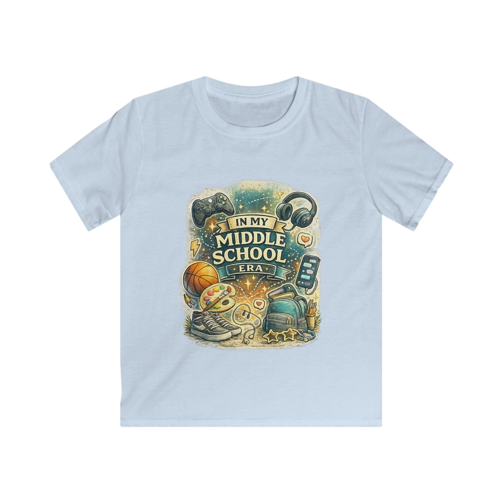 In My Middle School Era Kids Tee - Personalized Shirt (Possibilities 2026-2027)