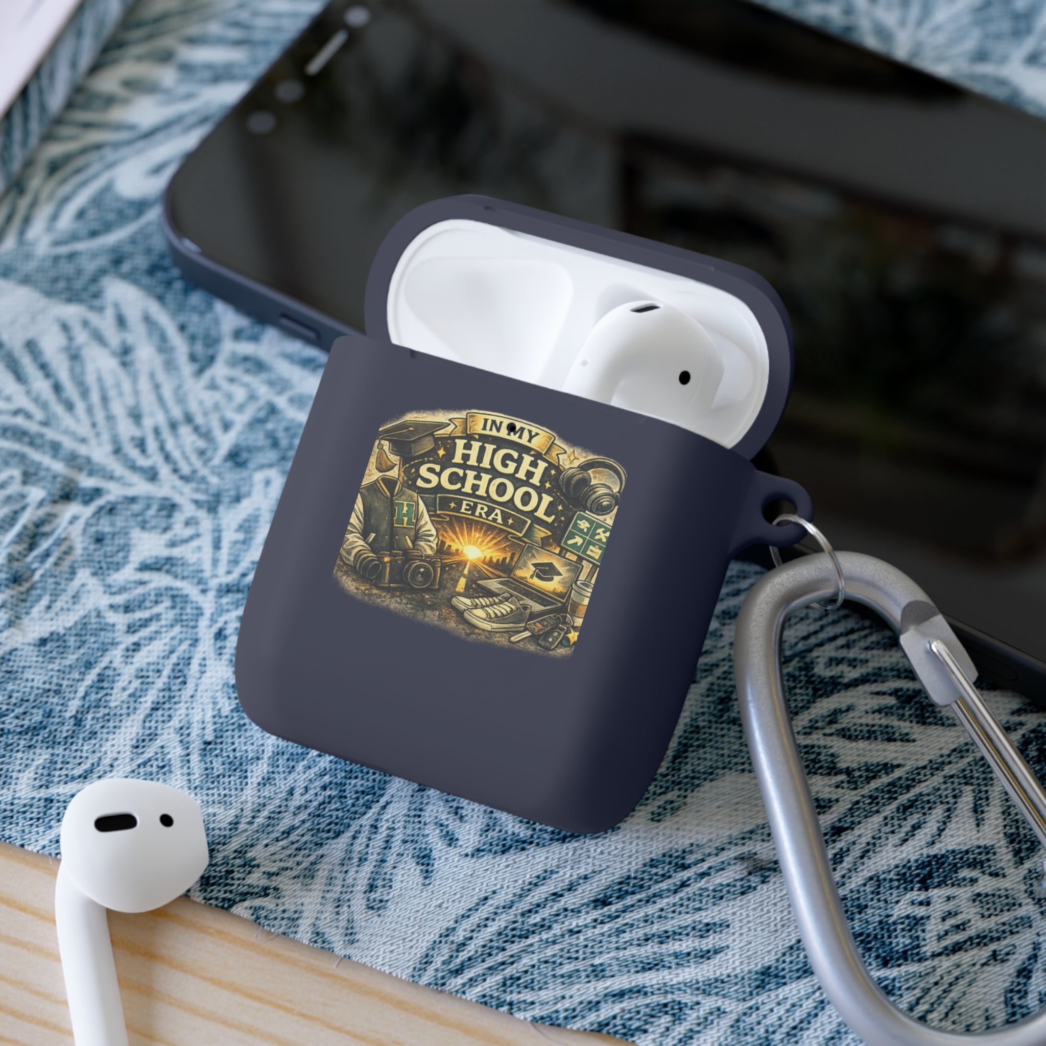 In My High School Era AirPods Case — Personalized Message "On My Way" 2026-2027