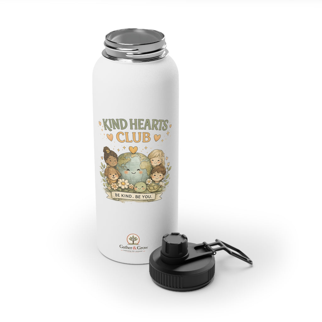 Kind Hearts Club - Kids Stainless Steel Water Bottle