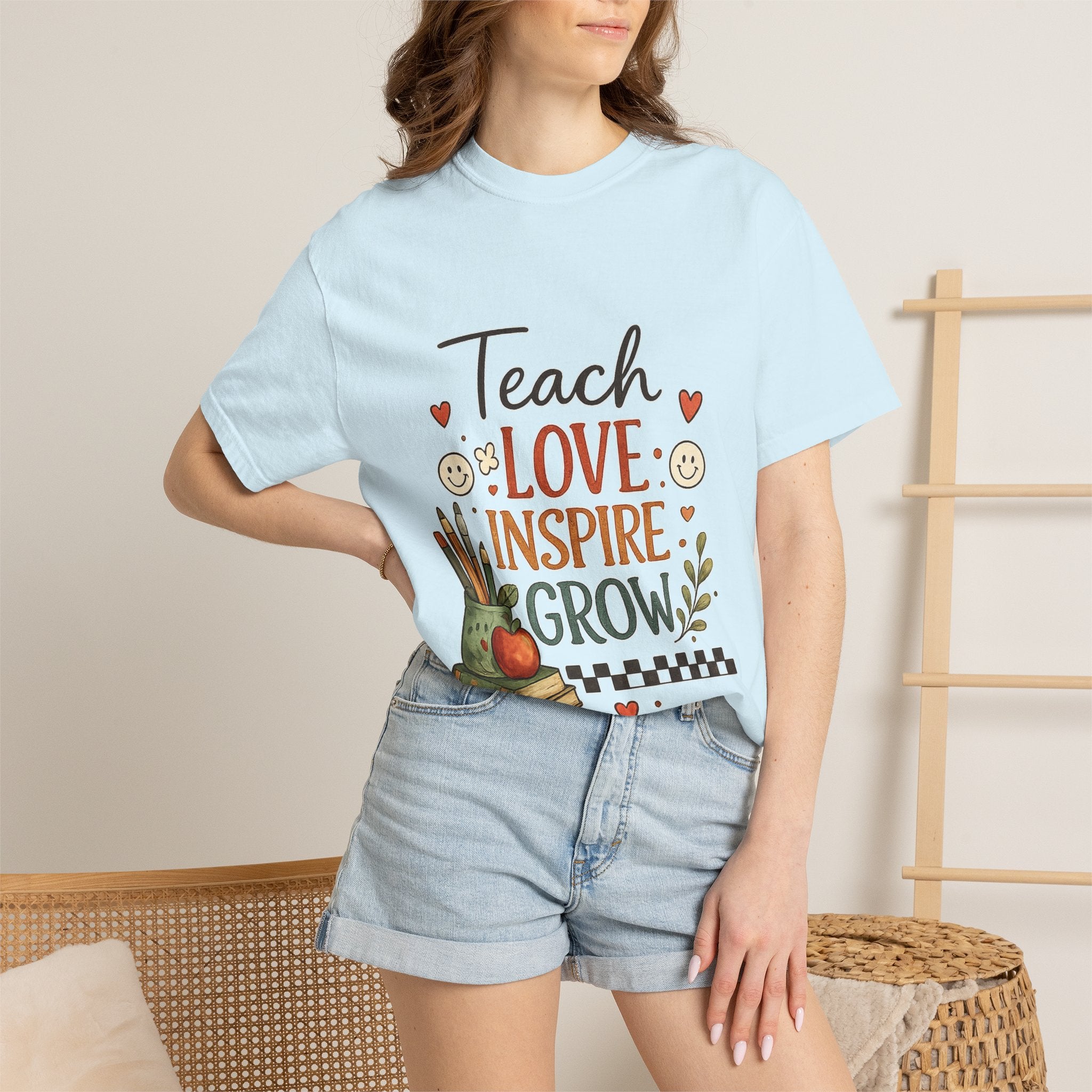 Teach Love Inspire Grow - Adult T-Shirt