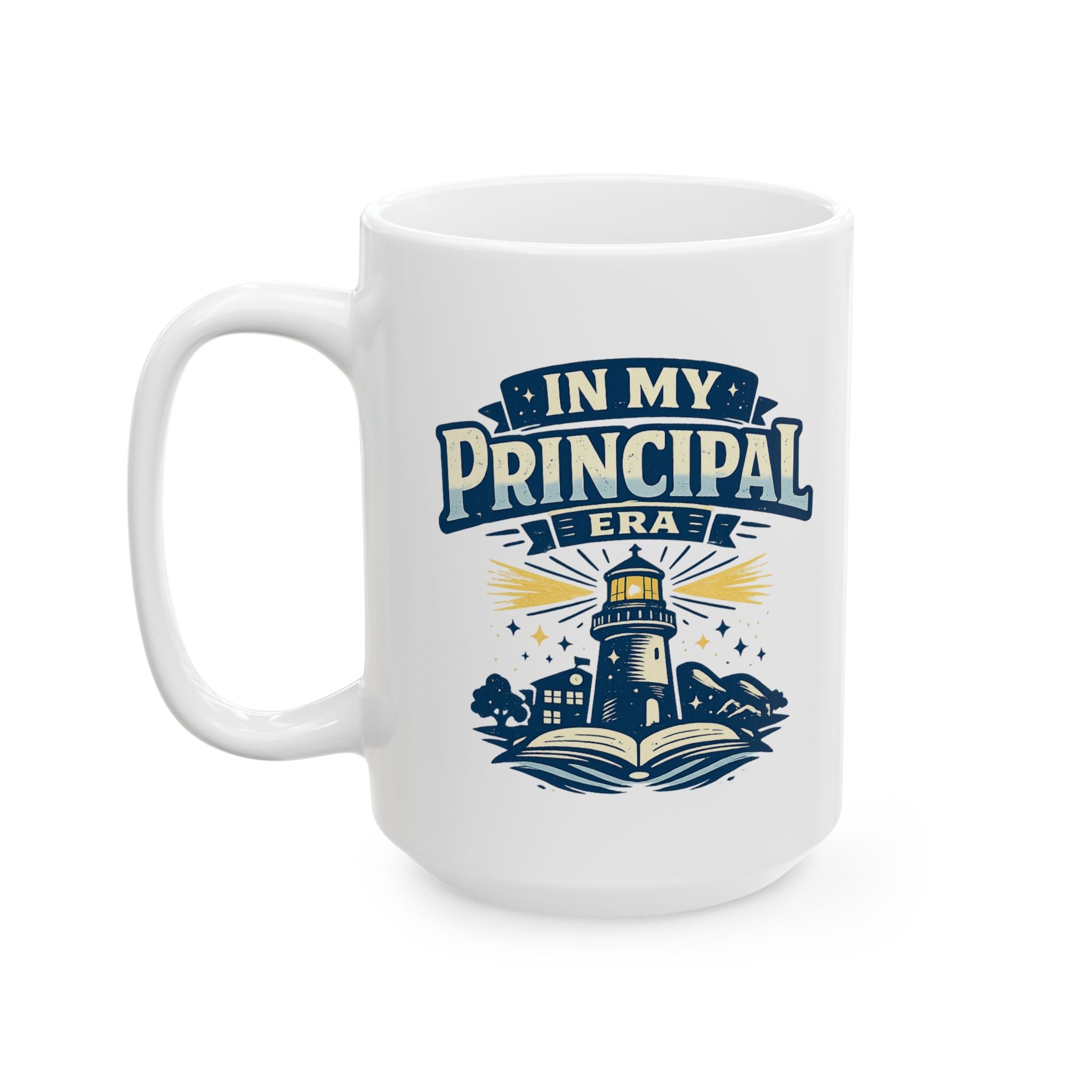 "In My Principal Era" Ceramic Coffee Mug - Custom School Staff Gift (11oz, 15oz)