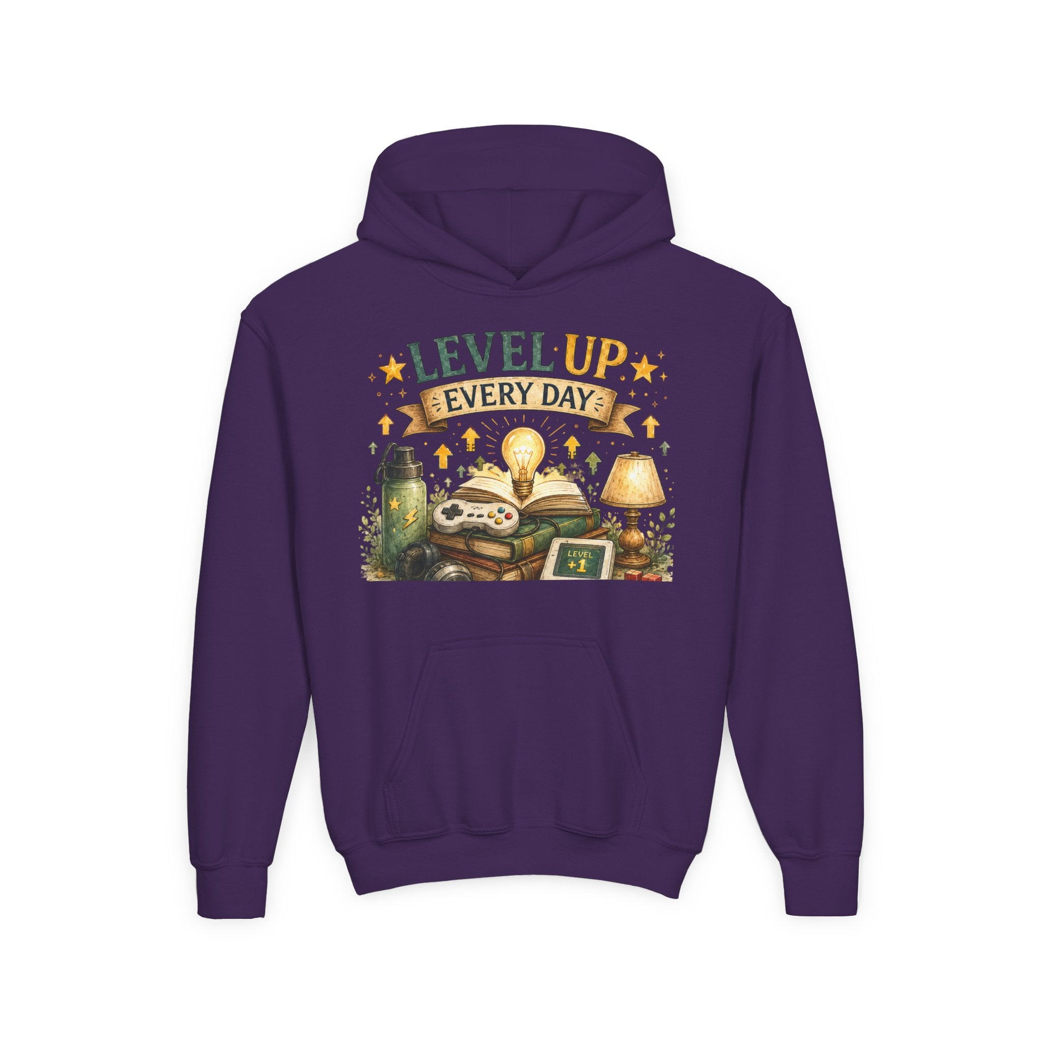Level Up Every Day - Kids Hoodie